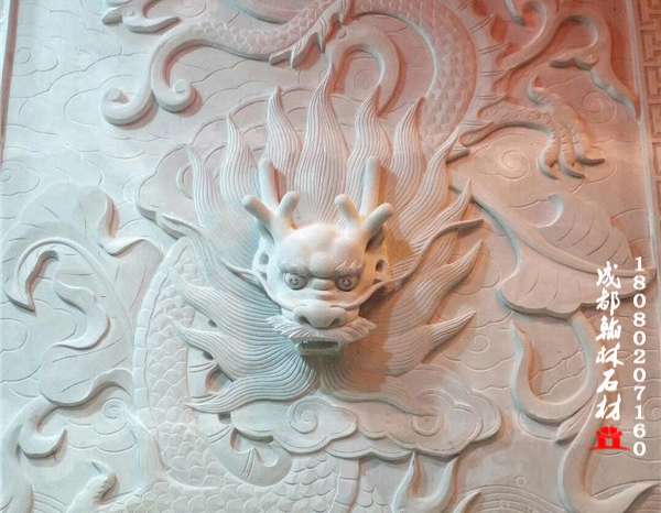 青石浮雕背景墻裝飾墻——成都翰林石材批發(fā)價 